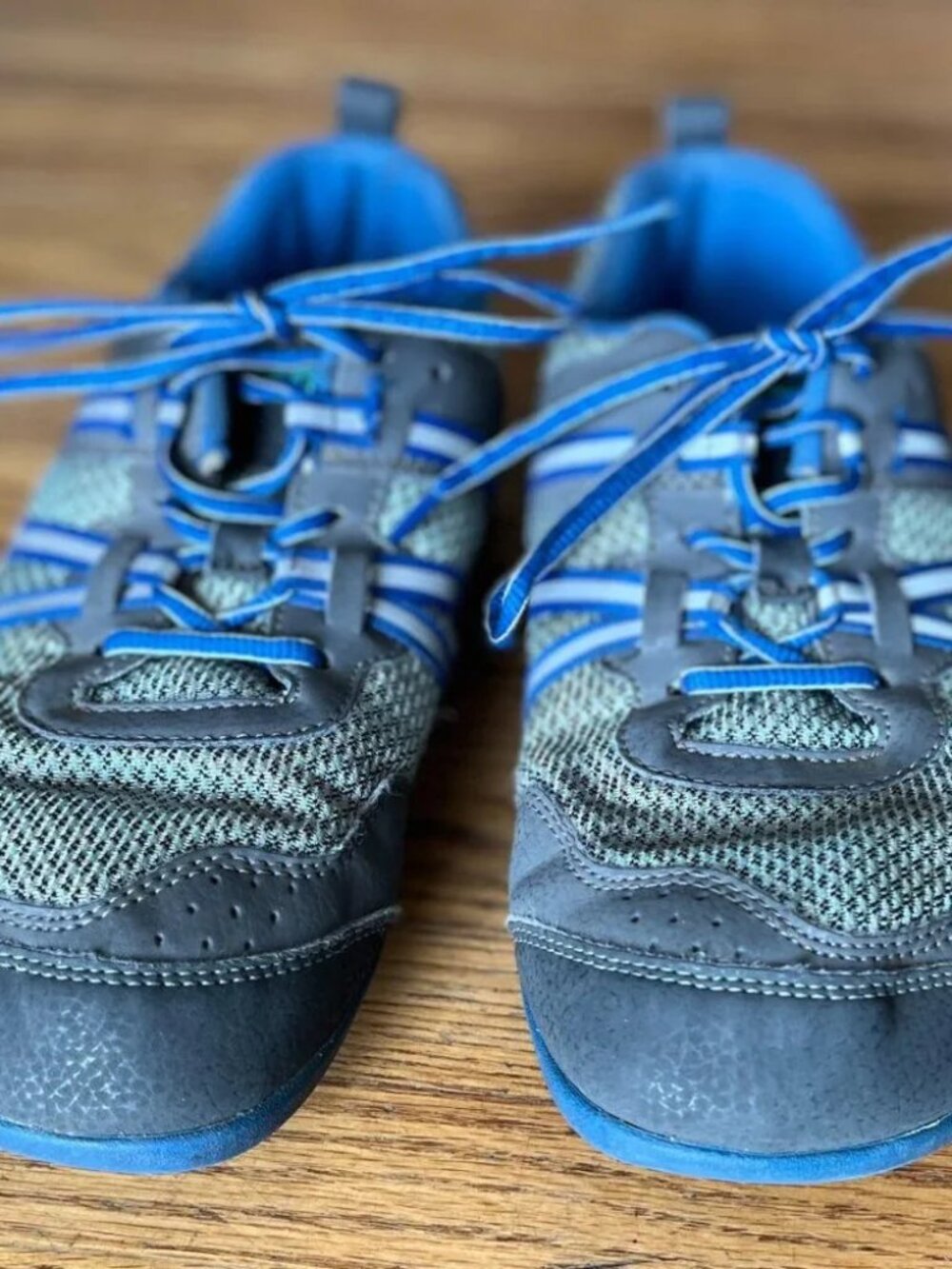 Xero Prio Teal Gray Blue Reflective Stripes Running Shoes Women's Size 10